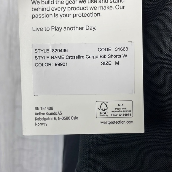 Sweet Protection Crossfire cargo bib. NWT.​​ - Picture 8 of 9
